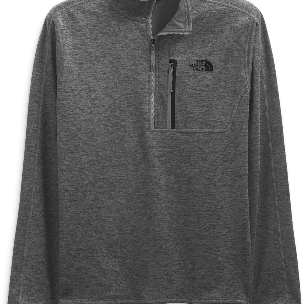 The North Face Men's Grey Canyonlands 1/2 Zip Sweater